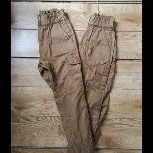 Boys khaki joggers