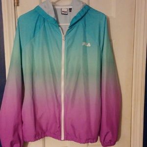 Fila ombre hooded jacket