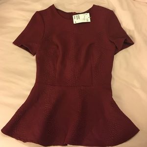 H&M Peplum Top
