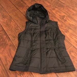 Black Puffer Vest Convertible
