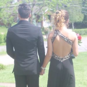 Elegant & Sexy Black Prom Dress