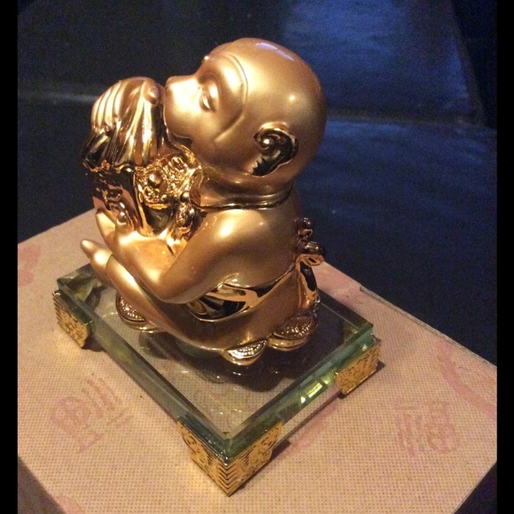 Feng Shui money bag monkey statue - Picture 4 of 4