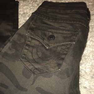 True Religion Dark Camo Jeans