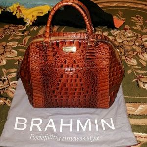 Brahmin satchel with strap