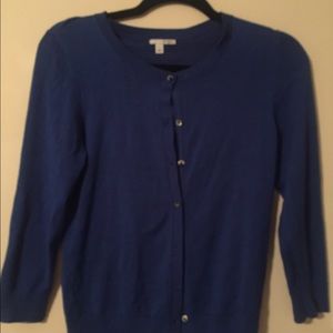Super cute Halogen 3/4 Cardigan in Cobalt!