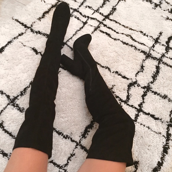 Thigh High Black Boots