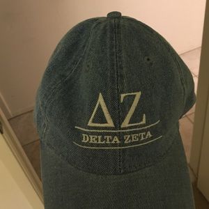Delta Zeta Jean Denim Baseball cap hat