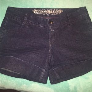 Express jean shorts