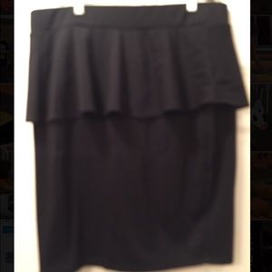 Peplum skirt