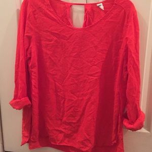 Red long sleeve shirt