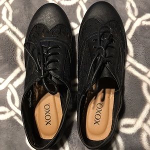 Xoxo brand oxfords.