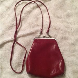 Small, red HOBO brand crossbody!