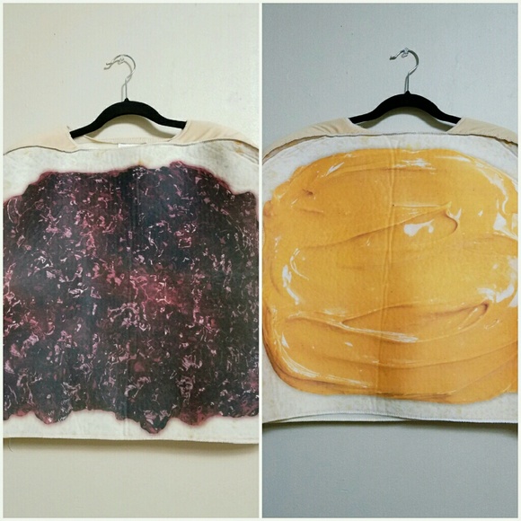 Peanut Butter and Jelly Couples or Kids Costume