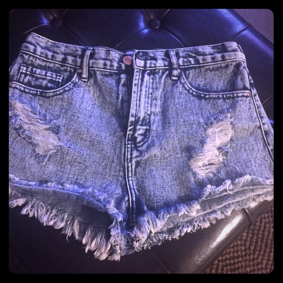 High waist acid wash 27
