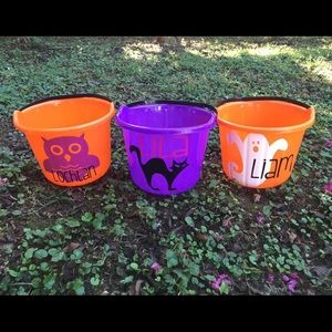 Customer Halloween buckets