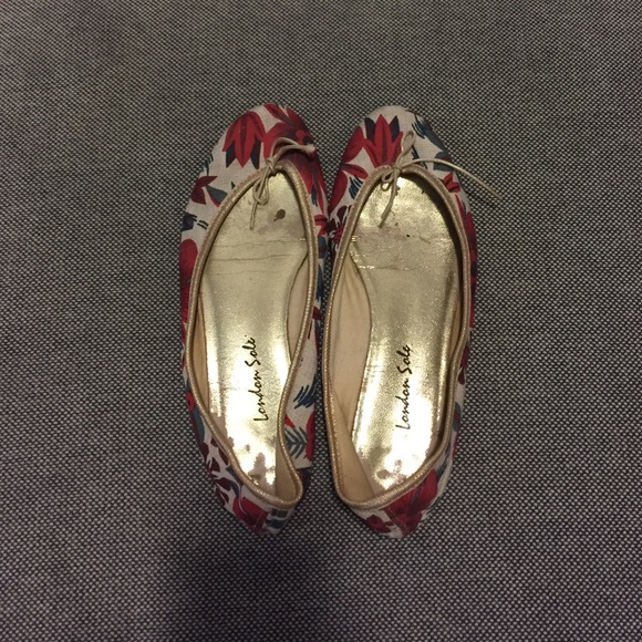 London Sole floral ballet flats.