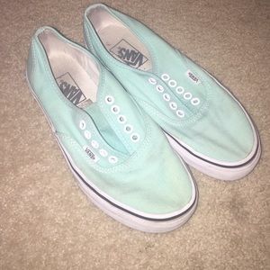 Turquoise Vans