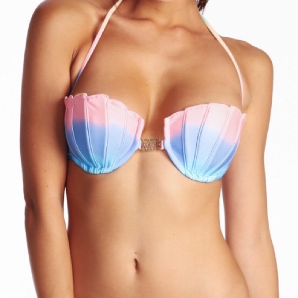ON HOLD Wildfox Swim Mermaid Shell Bikini Top SZ s