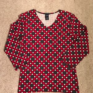 Polka dot top