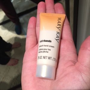 Mary Kay peach hand cream ; Satin Hands