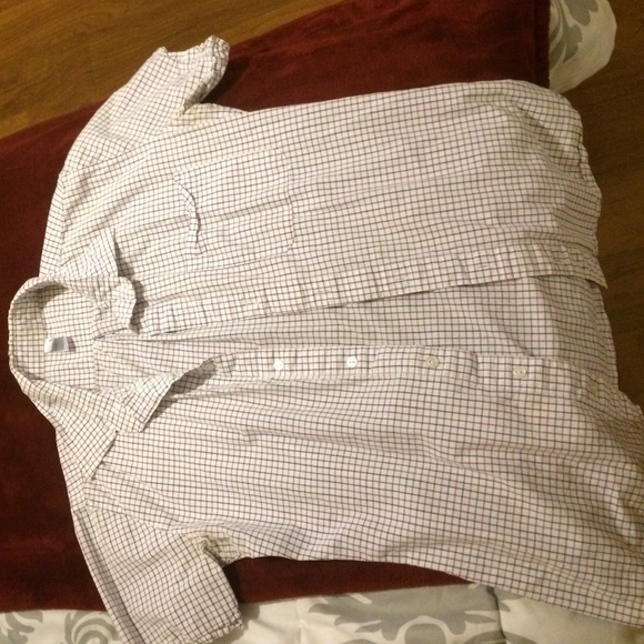 Classic American Apparel print unisex button up!