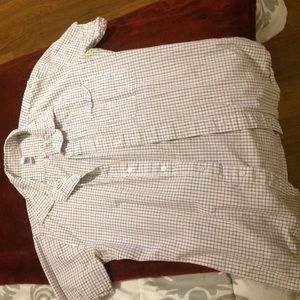 Classic American Apparel print unisex button up!