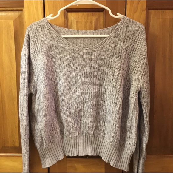 Brandy Melville blue/periwinkle knit sweater top