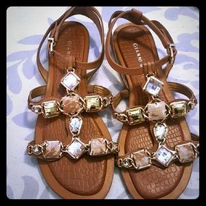 Jeweled Gianni Bini sandals