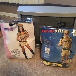 Couples Halloween costume cop/police