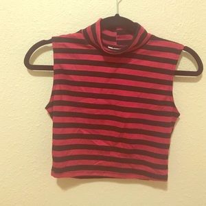 Striped crop top