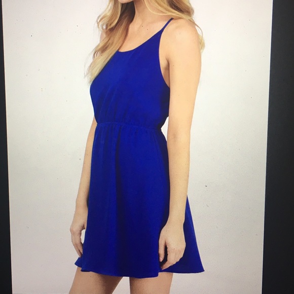 Tobi Cobalt blue daydream skater dress