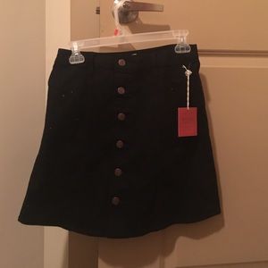 black denim skirt brand new