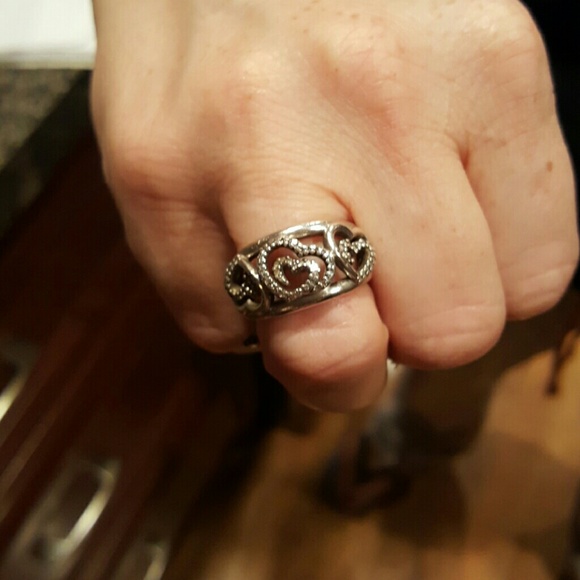 Open heart ring