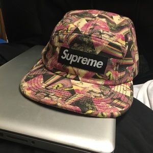 Supreme 5 panel hat worn 2x