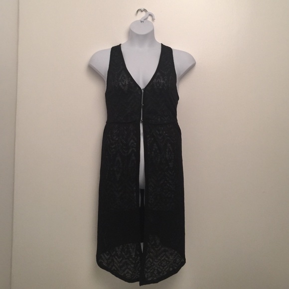 👗NWOT Plus Size Blk Racer Knit Top Dress Coverall