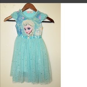 Elsa From Frozen Dress + Crown