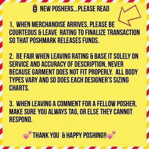 🚨 Important for New Poshers 🚨