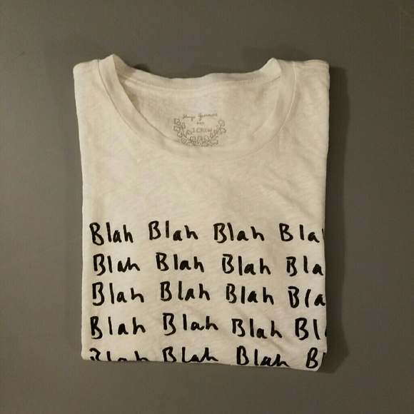 J. Crew blah blah tee