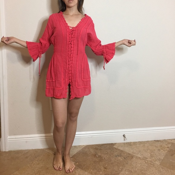 Shirt/dress red