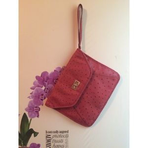 Aldo pink clutch 