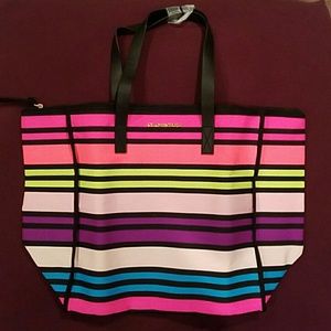 Victoria's Secret Brightly Colored Striped Bag