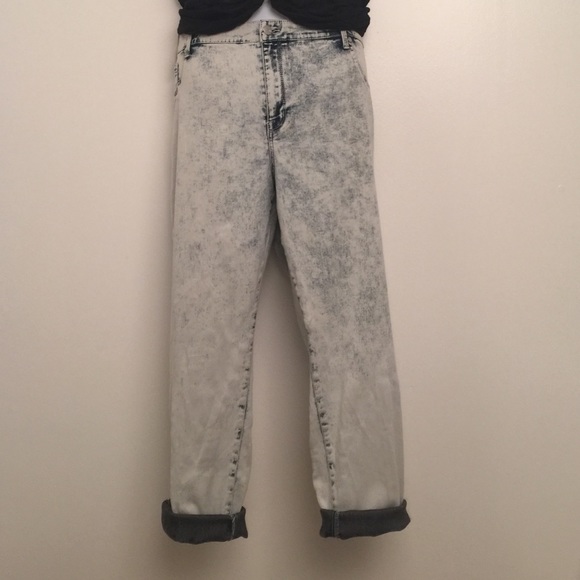 🍇Ava&Viv Plus Size Streachy Bleached Jeggings