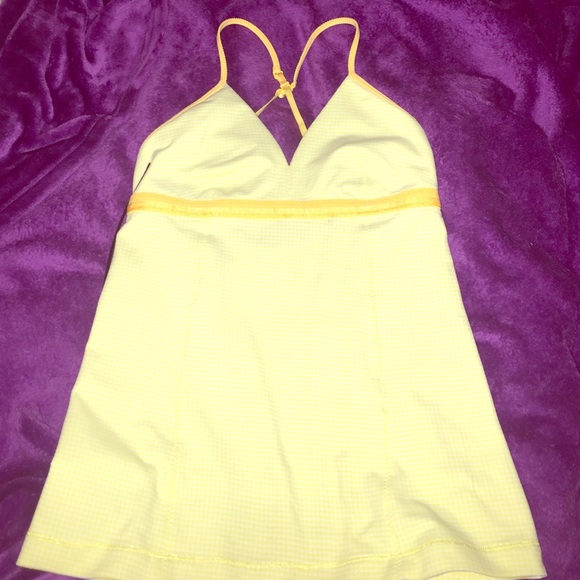 Lululemon gingham camisole