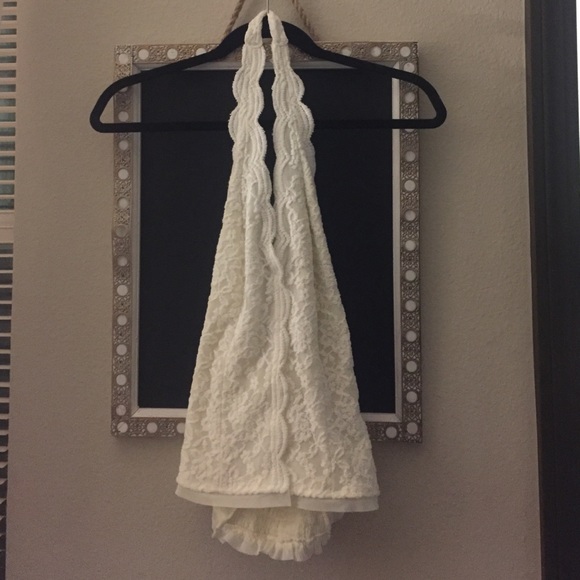 Lace Halter Top - Picture 1 of 4