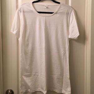 Basic white tee- every closet needs one!