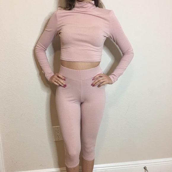 2 piece set pink