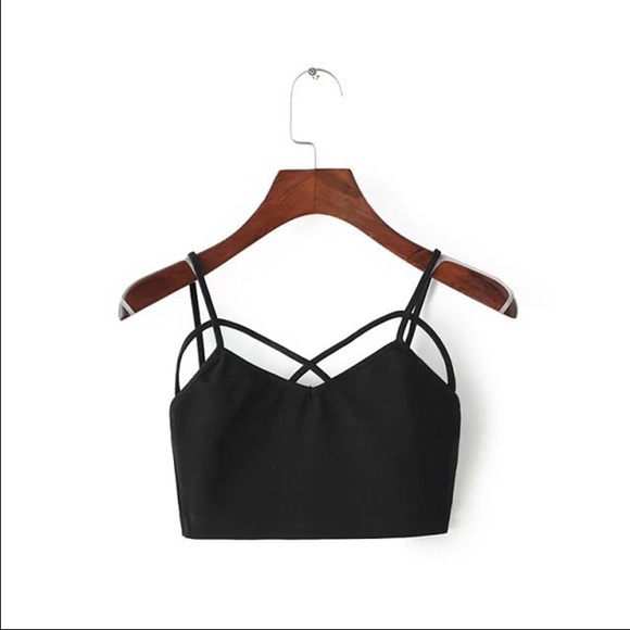 Strappy bralette in black OS - Picture 2 of 4