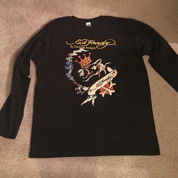 Ed Hardy long-sleeve t-shirt