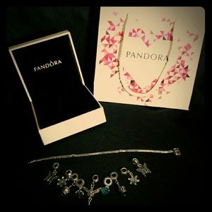 Pandora bracelets and charms