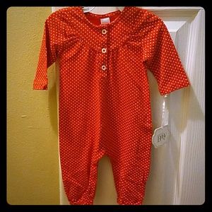 Polka dot romper